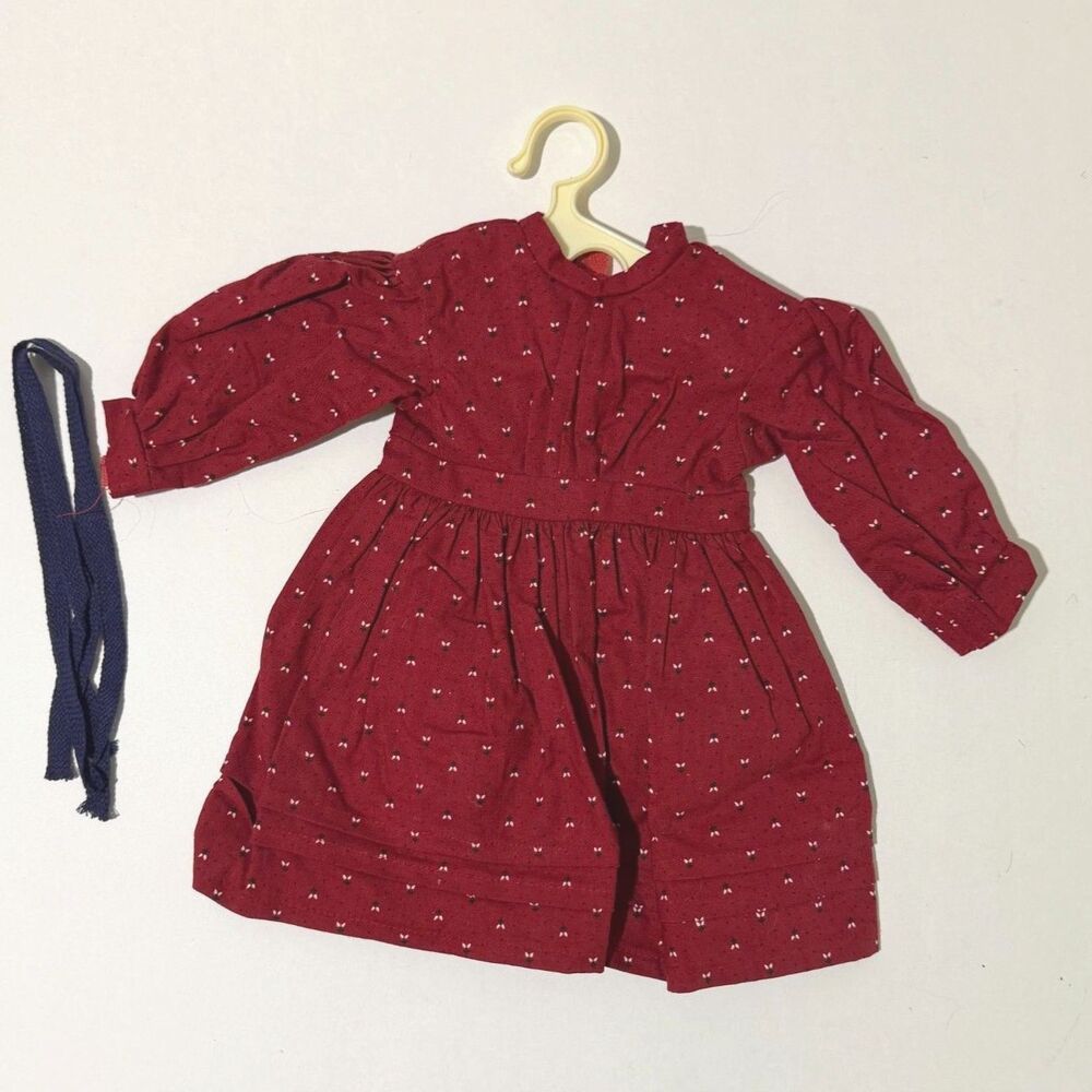 Pleasant Company, American Girl Kirsten Red School Dress Vintage 90s Retired